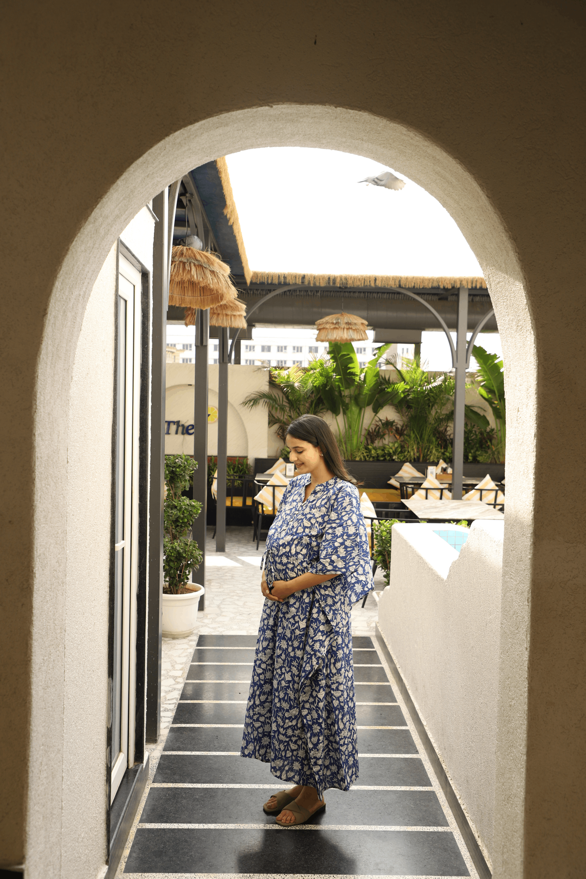 Summer Sorbet Maternity Kaftan