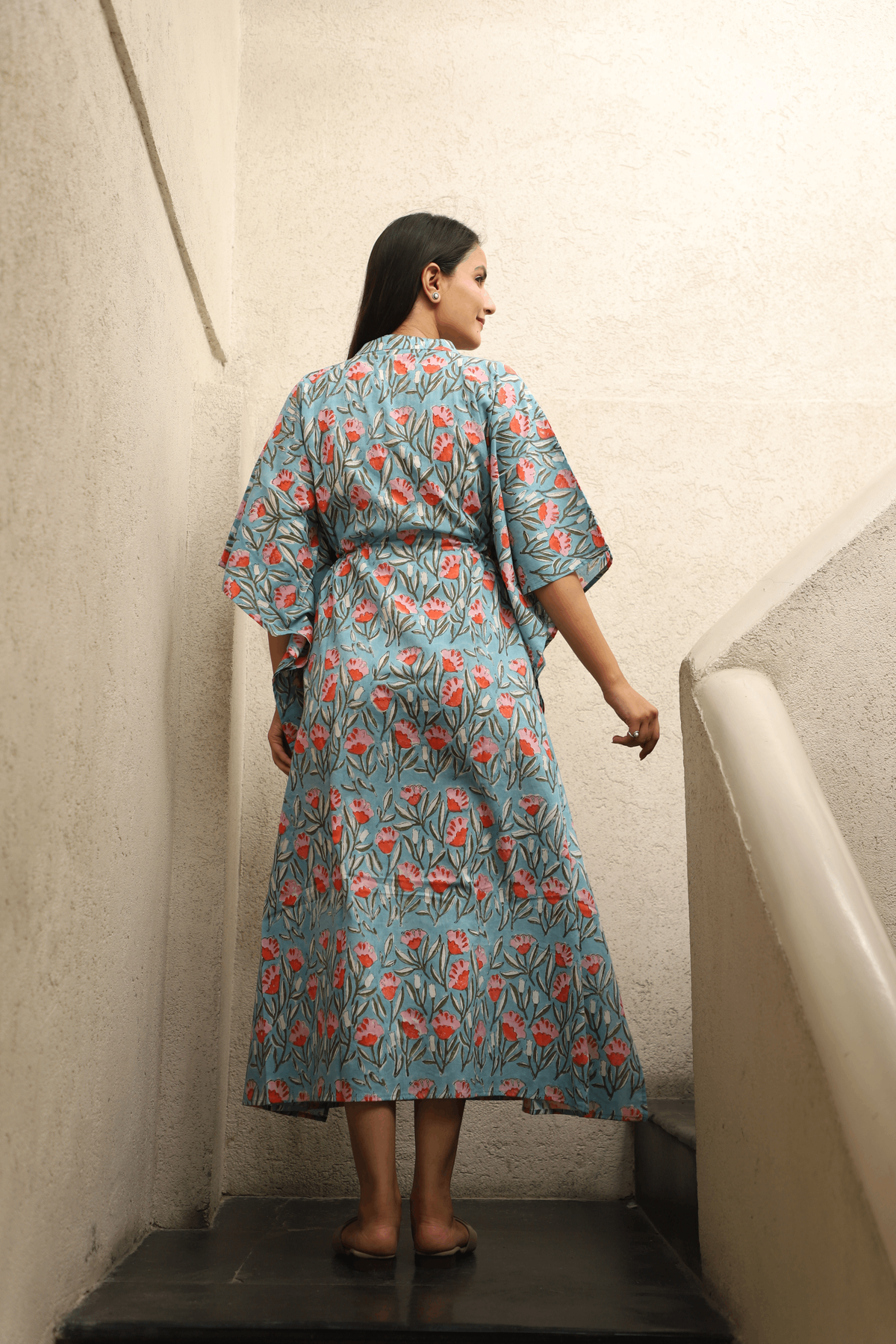 Bluebell Bloom Maternity Kaftan
