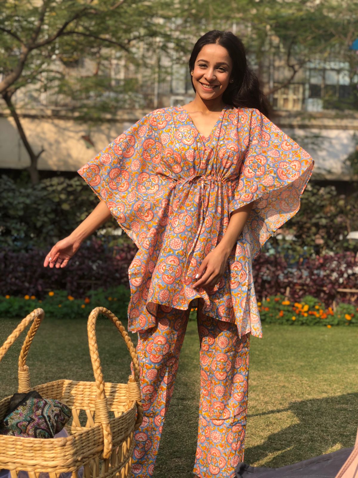 Swirling  Kaftan Jammies