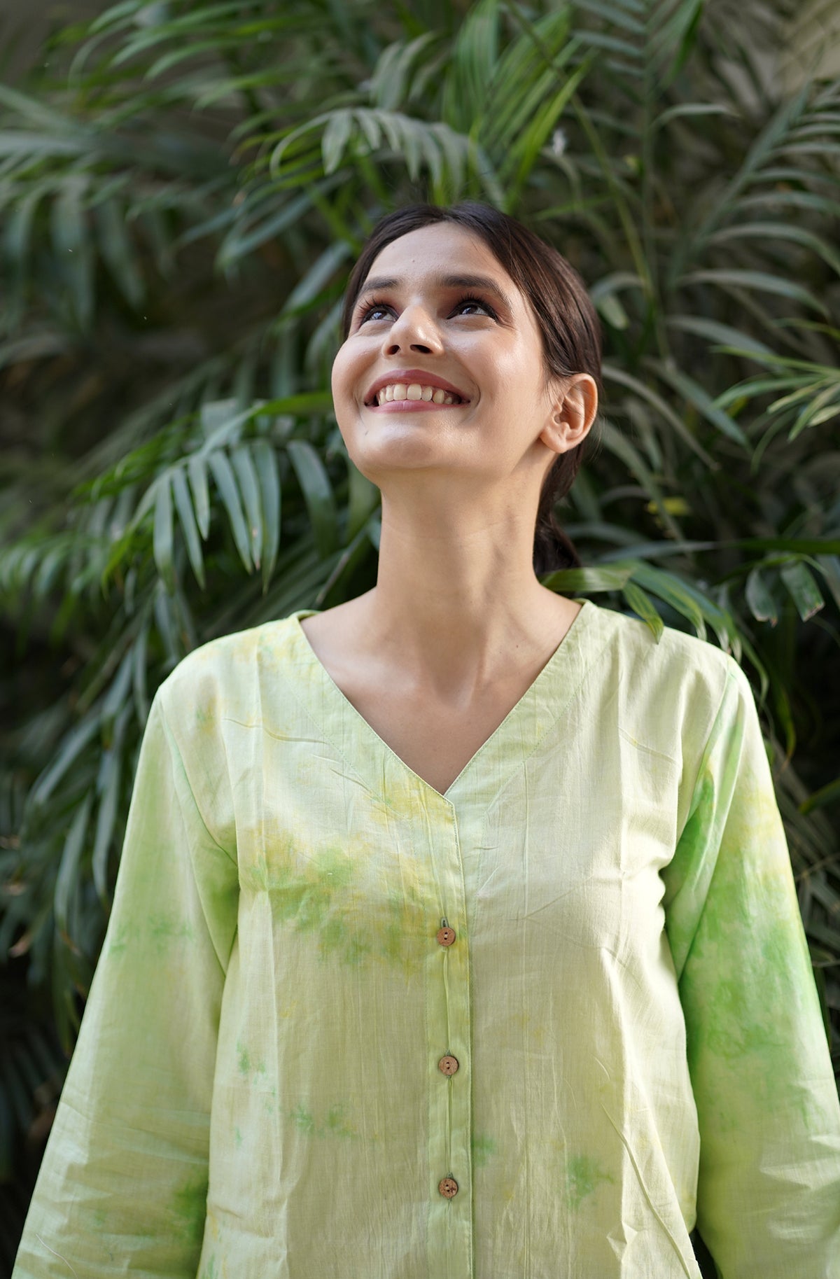 Paisley Tie Dye Cotton Night Suit