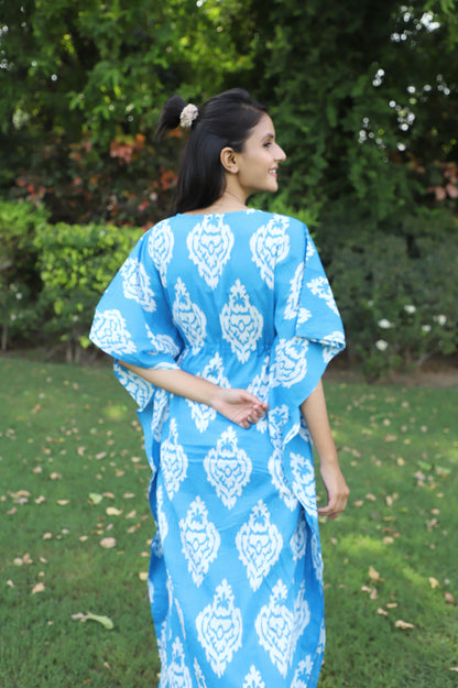 Boss Girl Ikat Cotton Kaftan