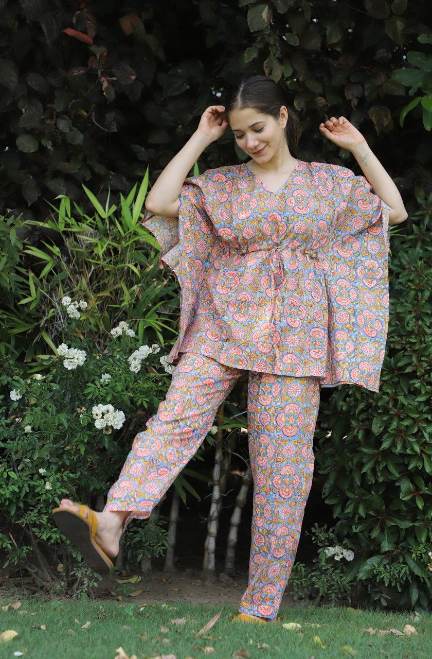 Swirling  Kaftan Jammies